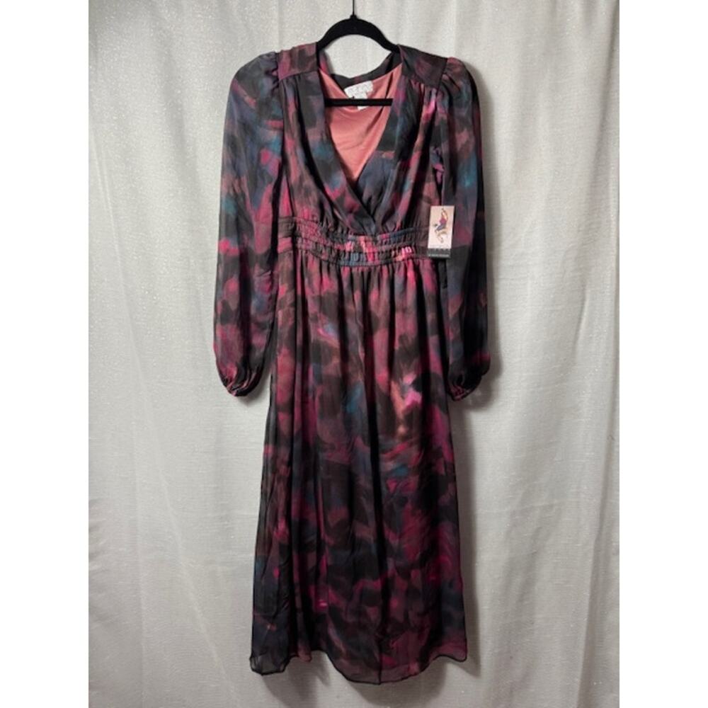 SOPHIA VERGARA LONG PURPLE DRESS NWT SIZE XSMALL
